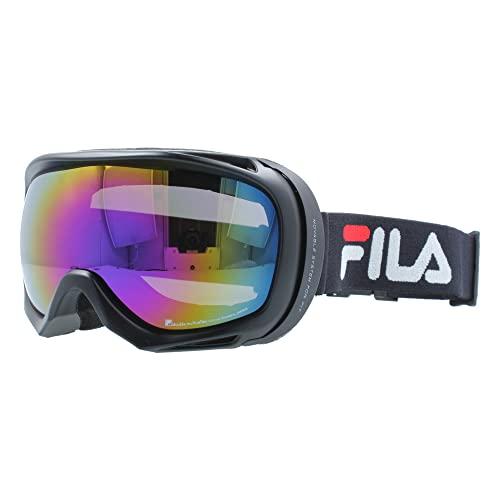 [フィラ] ゴーグル ミラーレンズ FLG 9822-1 UVカット 曇り防止 球面レンズ ダブルレンズ 眼鏡対応 ユニセックス メンズ レディース  スキーゴーグル スノーボードゴーグル スノボ