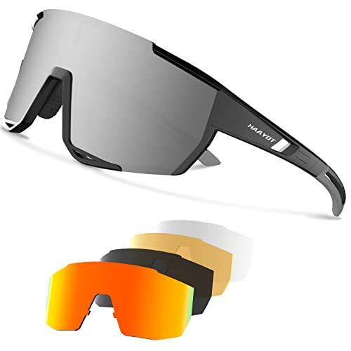  HAAYOT Polarized Cycling Glasses,Sports Sunglasses