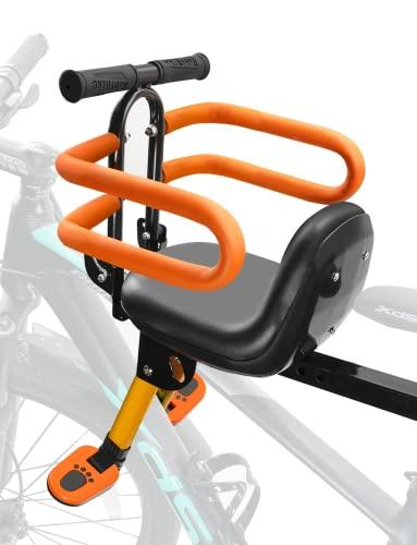 【色: オレンジ（1）】YouTeMei 自転車チャイルドシート、携帯型子供自転