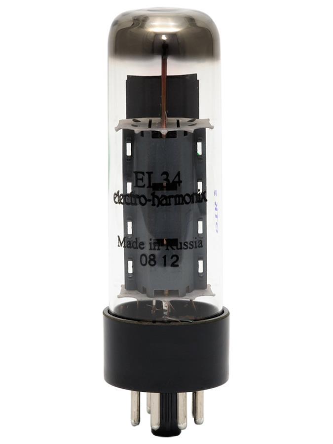 ELECTRO-HARMONIX EL34 /MQ Matched 4-Piece Straight/T Indirectly Heated  Pentode Vacuum Tube