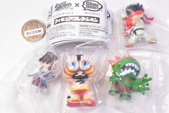 [We have everything!!] STREET FIGHTER x GRAPE BRAIN figure collection [all  4 types set (full complete)] [C]