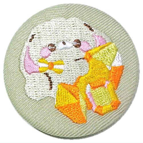 Buy Skuttotchi-san Embroidery Can Badge Key Holder [1. Tare Usagi