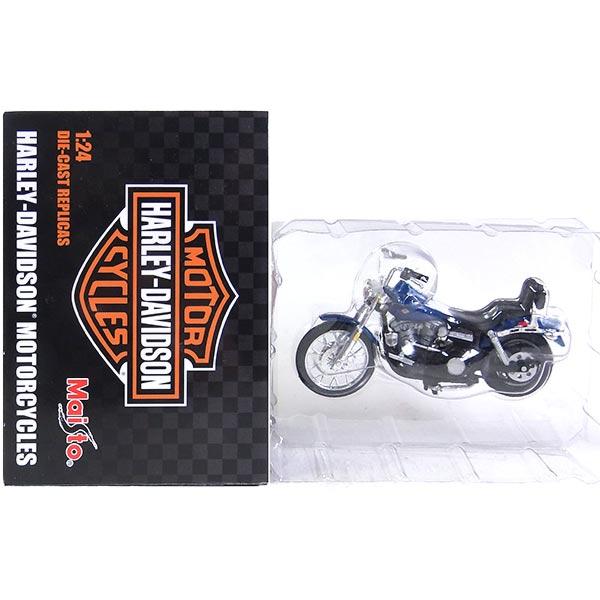 [2] Zacca PAP 1/24 Harley-Davidson Motorcycle Part.1 1980 FXWG Wide Glide  (Metallic Blue) Motorcycle Naked American Motorcycle Semi-finished Product 