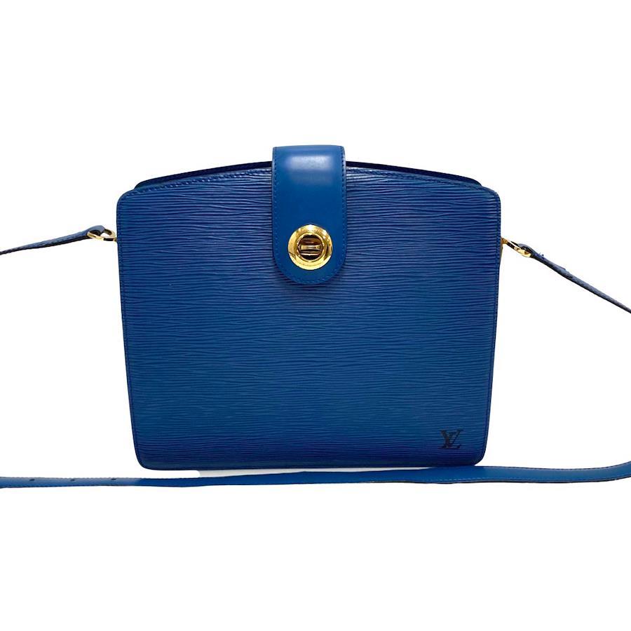 Louis Vuitton, Louis Vuitton Blue Epi leather Shoulder Pochette Bag