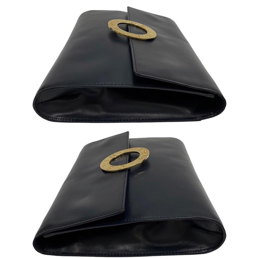 CELINE セリーヌ サークル ロゴ 金具 カーフ レザー 本革 2way