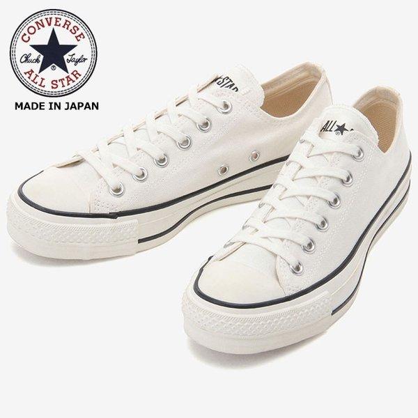 [Converse] CANVAS ALL STAR J OX Sneakers MADE IN JAPAN Low Cut Made in  Japan White (8.0[26.5cm])