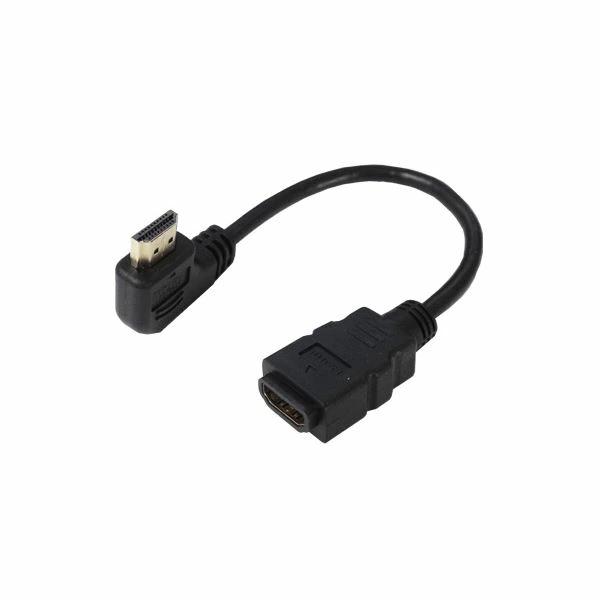 変換名人 HDMI L型ケーブル延長20(左L) 取り寄せ商品 - その他PC