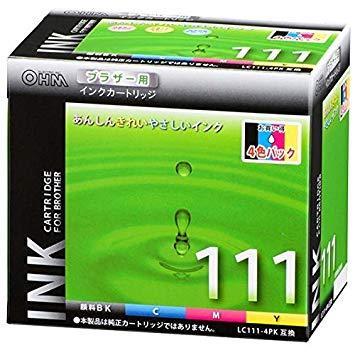 01-4186 Brother LC111-4PK compatible (4 color pack) INK-B111B-4P