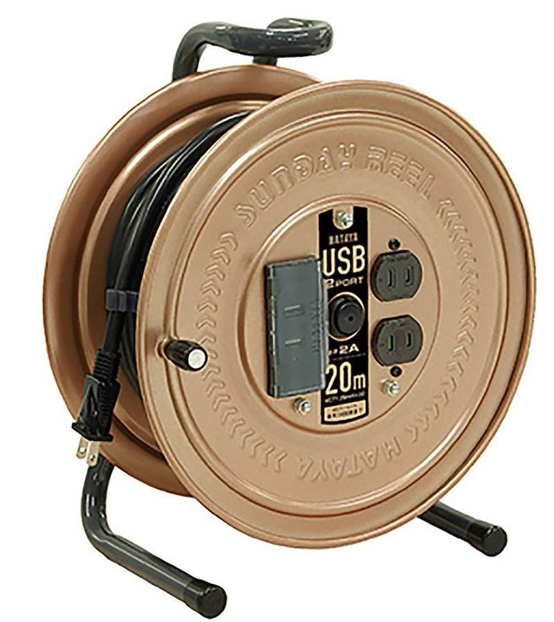 Buy 3690365 Hataya Limited Cord Reel with USB Port 20m SU-20Y from Japan -  Buy authentic Plus exclusive items from Japan