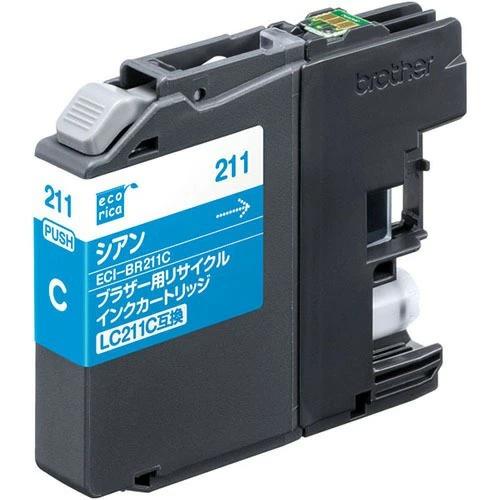 Buy Ecorica LC211C Compatible Recycled Ink Cartridge Cyan ECI