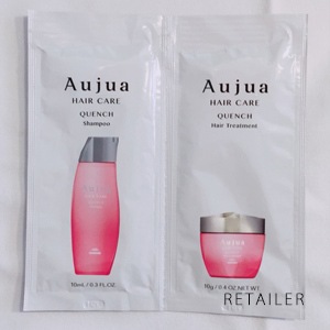 ♪ Trial size ★ [Aujua] Aujua quench shampoo V 10ml & treatment V 10g set