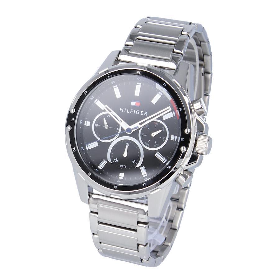 ZenPlus Buy Silver Date exclusive - TOMMY Day Buy Mason items For Multifunction from | Quartz 1791936 authentic from Black Watch Men Japan Stainless HILFIGER Plus Wrist Japan