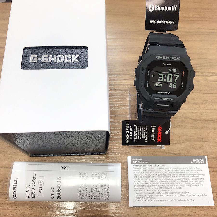 大好評です大好評です超人気モデル カシオ G-SHOCK GBD-200-1JF 腕時計