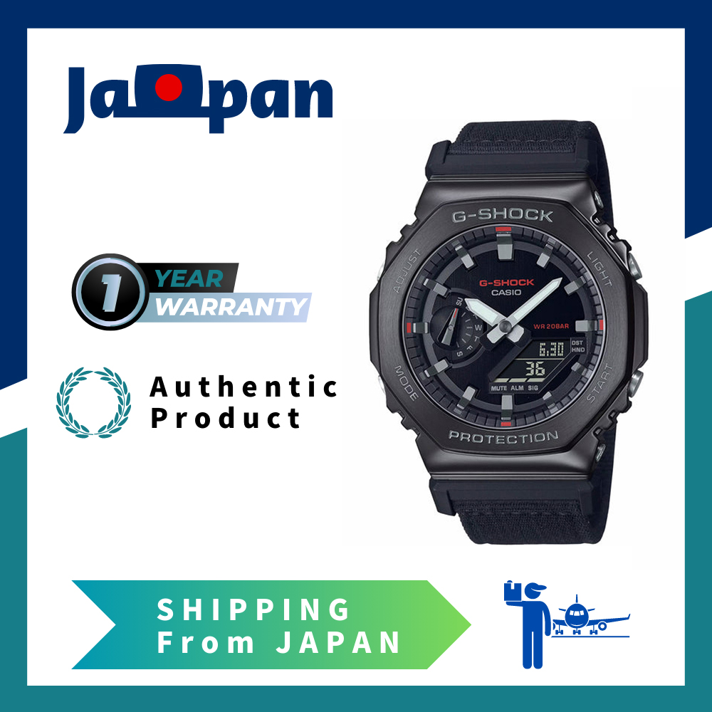Buy CASIO G-SHOCK GM-2100CB-1A 2100 Series Digital Octagon Metal bezel  Black dial Cross band World time Casual Wrist Watch For Men from Japan -  Buy authentic Plus exclusive items from Japan | | Quarzuhren