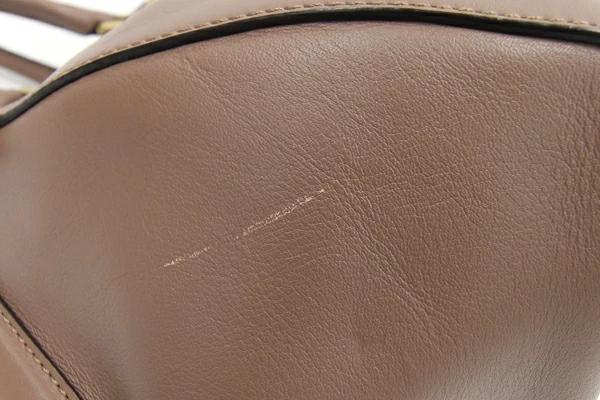 J&M Davidson 2-Way Handbag Brown Leather Used Crossbody Shoulder