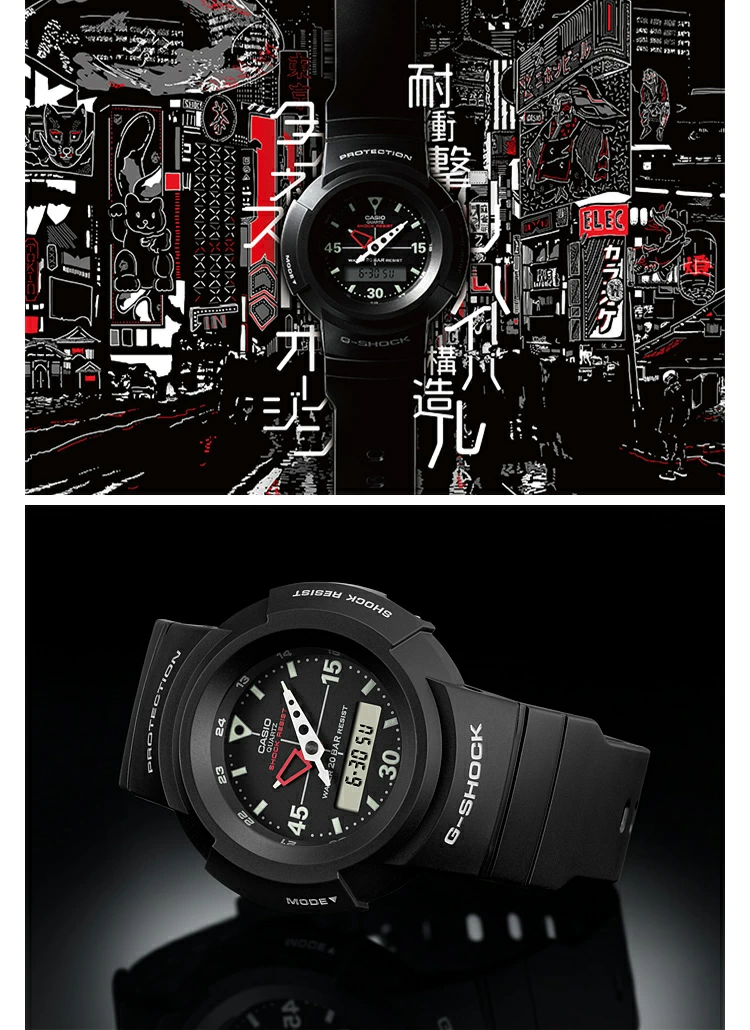 Buy G-SHOCK G-Shock AW-500E-1EJF CASIO Casio revival analog-digital  original color black retro watch men's from Japan Buy authentic Plus  exclusive items from Japan ZenPlus