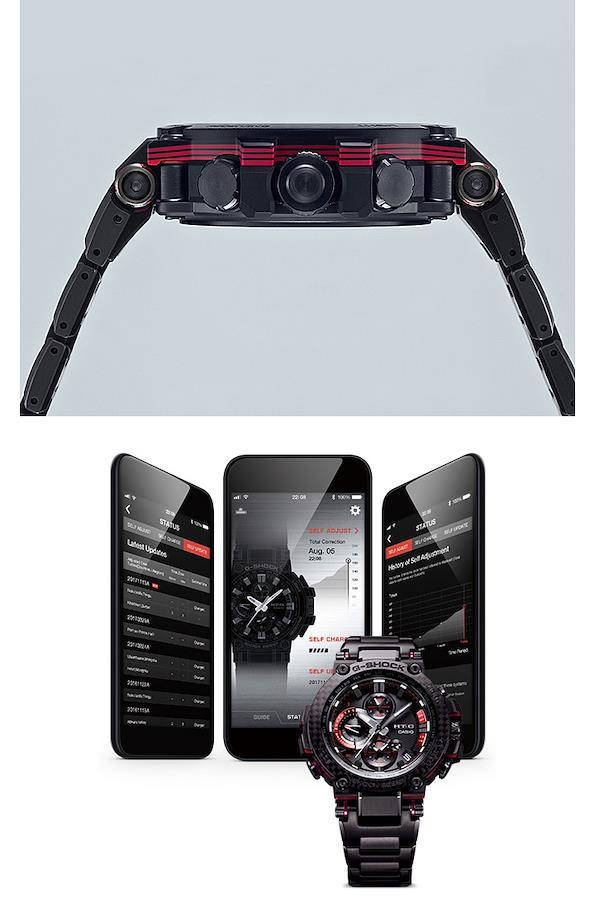 G-SHOCK Gショック MTG-B1000XBD-1AJF カシオ CASIO MT-G スマホリンク 電波ソーラー カーボン素材 ブラック  レッド 腕時計 メンズ - 日本の商品を世界中にお届け | ZenPlus